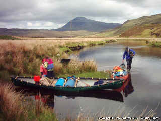 The put in near Elphin, Assynt.