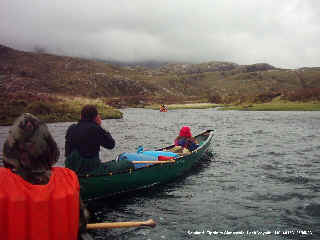 Uidh Fhearna. Flowing between lochs