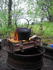 Firebox on a Dano fire base