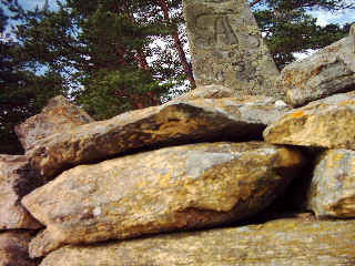 Norwegian Swedish border marker.