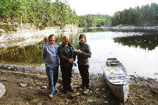 Three women and a boat?